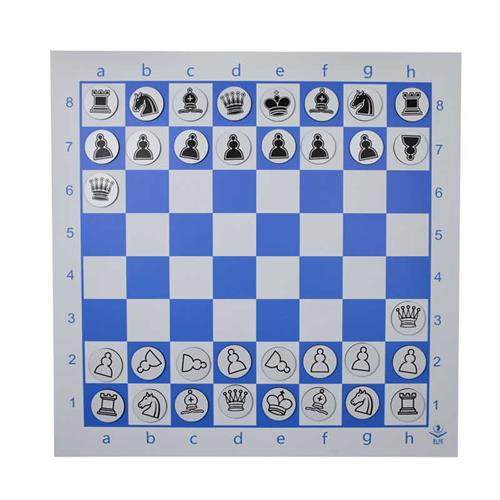 孔记国际象棋软磁铁棋盘套装便携泡棉橡胶带磁棋子吸白板棋童家用