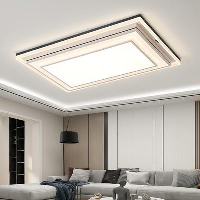 超亮客厅主灯长方形吸顶灯饭厅灯简约现代客厅灯120-150大尺寸灯