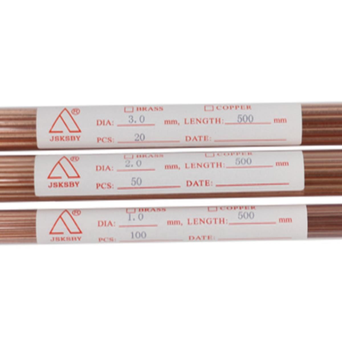 穿孔机紫铜管红铜管电极管细孔放电机电极丝0.5-3.0单孔铜管500长