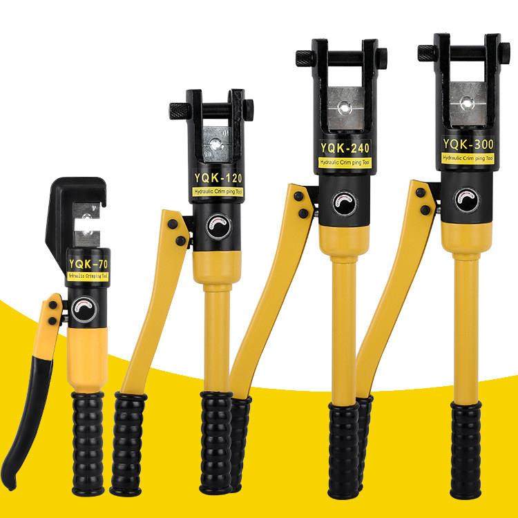 钢丝绳8字椭圆铝套液压钳手动铜接线 线端子压线 线钳端子压接钳