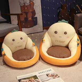 日式地上坐垫团蒲靠背一体榻榻米懒人坐墩地板阳台看书飘窗台屁垫