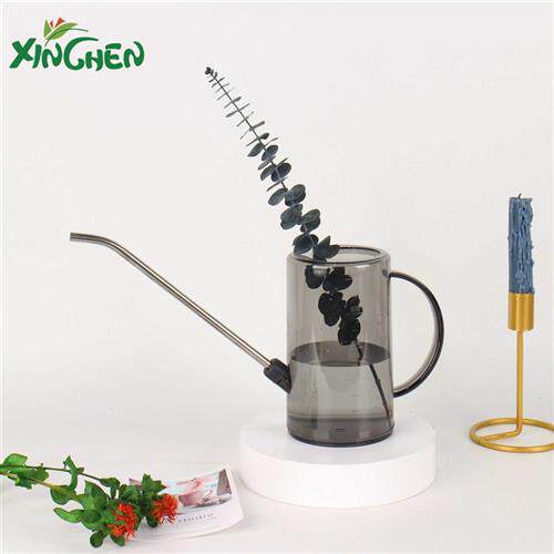 欣辰资材新款 鲜花浇水壶 长管长嘴鲜花花束洒水壶 通透浇水壶