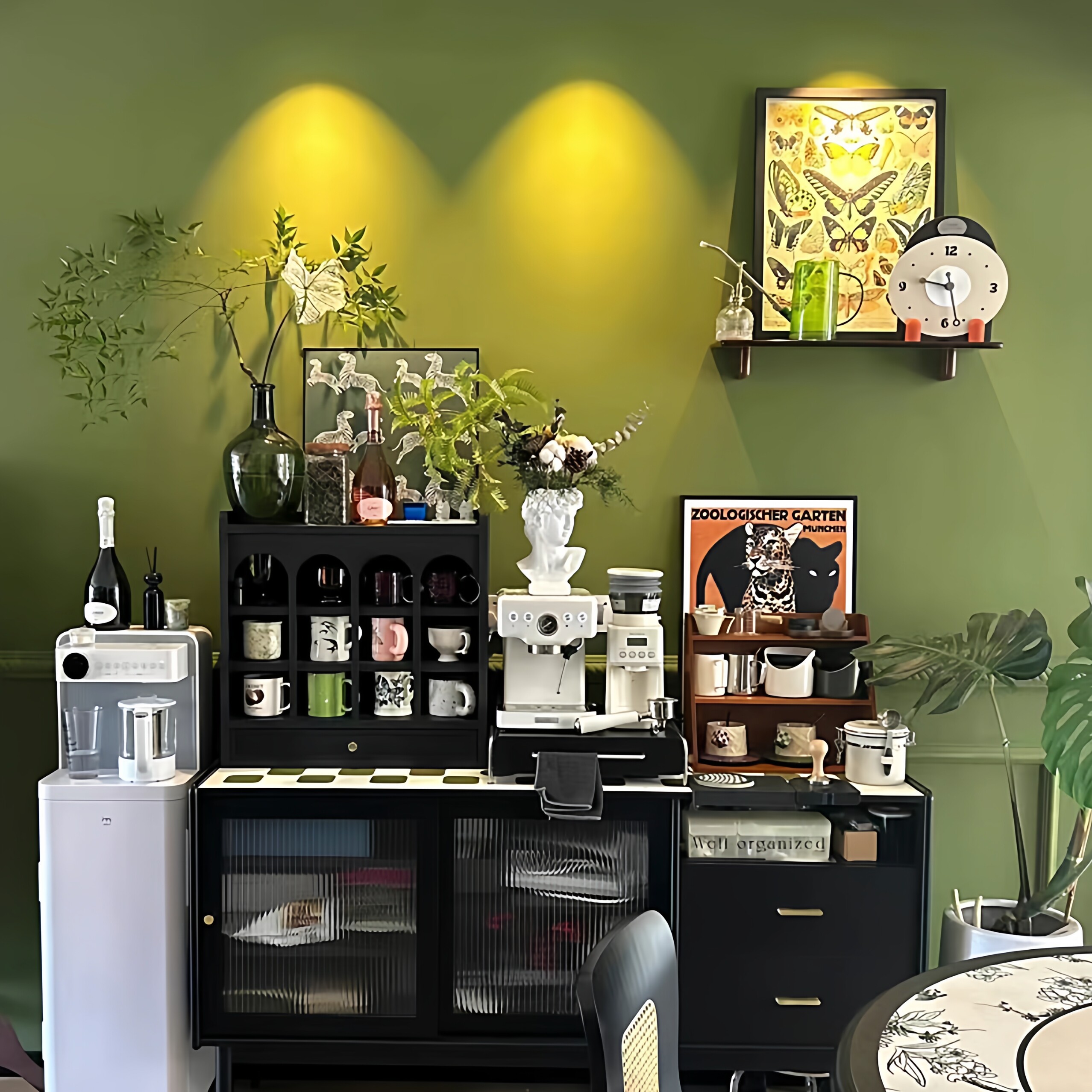 法式复古芥末绿墙纸绿色客厅卧室浴室自粘贴纸防水防潮装饰壁纸厚,家居饰品,软装墙贴,淘宝优惠券,粉丝福利购,淘宝优惠卷