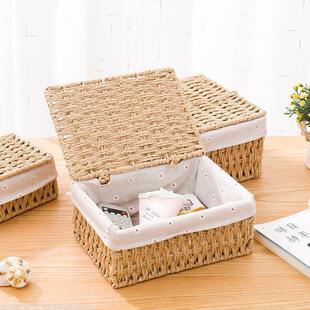 森系礼物盒伴手礼盒子空盒手工藤编节日生日礼品盒收纳包装空礼盒