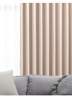 窗帘补差价   高温定型窗帘精美编织纯色白色窗纱