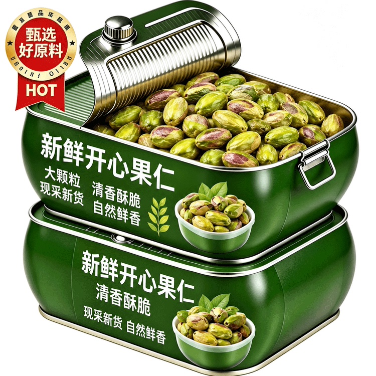 新鲜开心果仁官方旗舰店原味无添加2026新货大颗粒儿童营养坚果仁图片