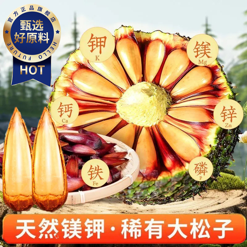 全网爆卖10w+云南巴拉那松子