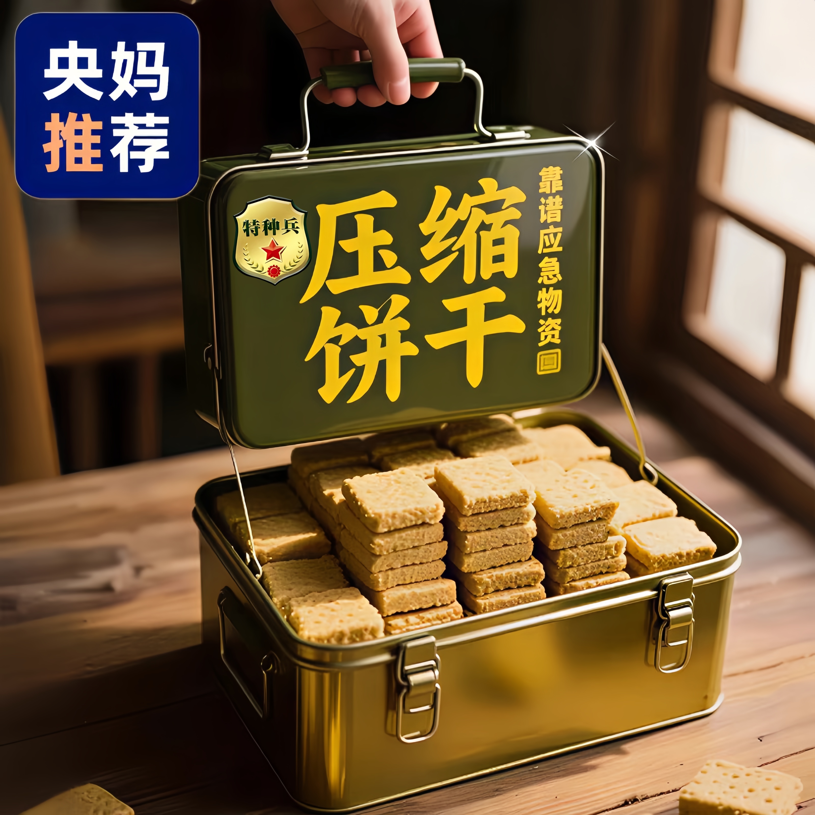 90级储备粮特种兵压缩饼干正品