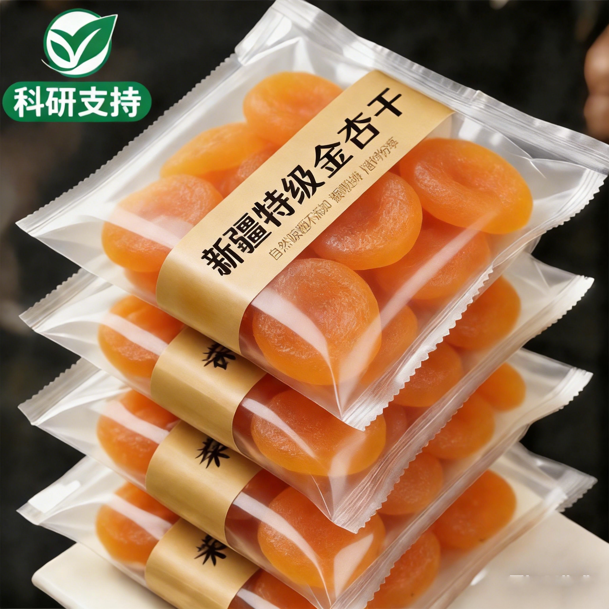 农科院杏干无添加天然杏干新疆特级杏干独立小包装奶芙杏干旗舰店