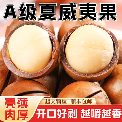 2025新货夏威夷果坚果原味奶油味