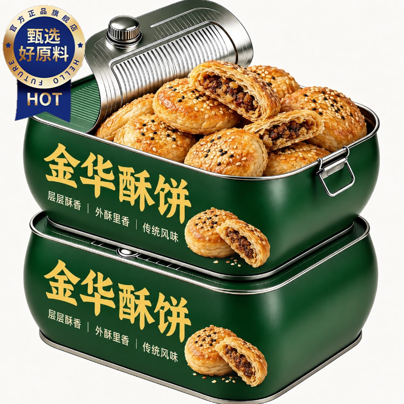 【2026款】浙江金华酥饼梅干菜大个特产烧饼早餐宿舍传统即食零食