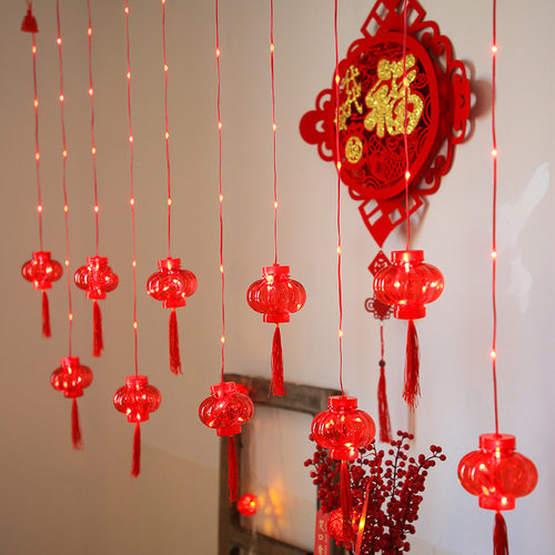 LED灯笼中国结灯串创意装饰灯