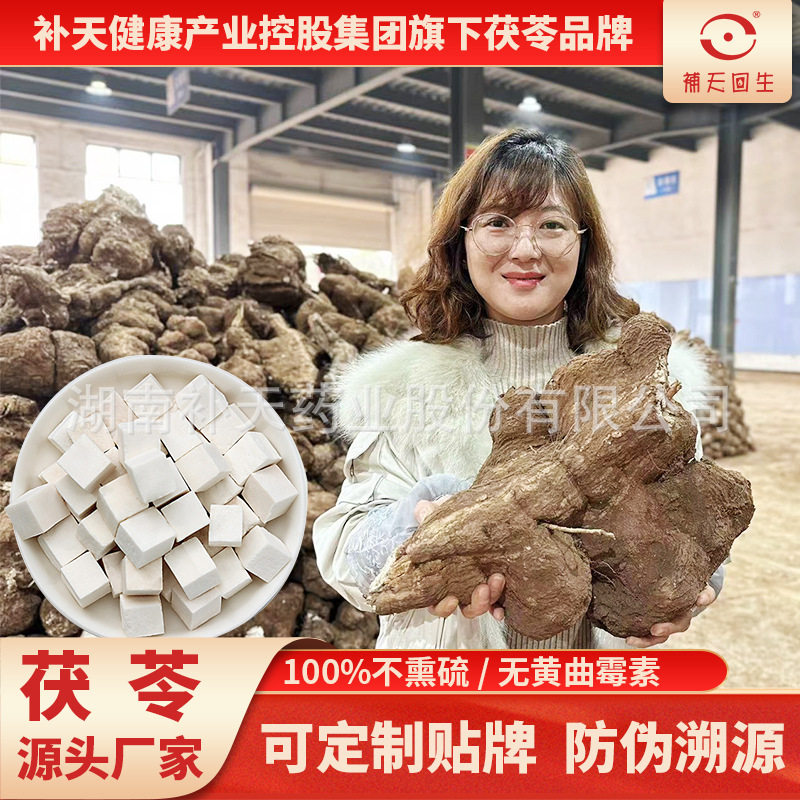 源头茯苓中药材云南白茯苓粉500克无熏硫中心丁特级无硫