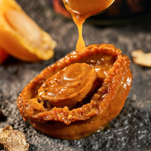 黑松露鲍汁干鲍黑金礼盒即食大头鲍鱼黑松露鲍汁捞饭鲍鱼罐头礼盒