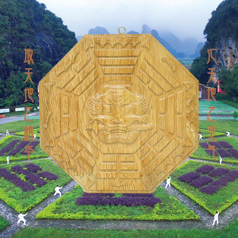 桃木雕刻家居复古挂件