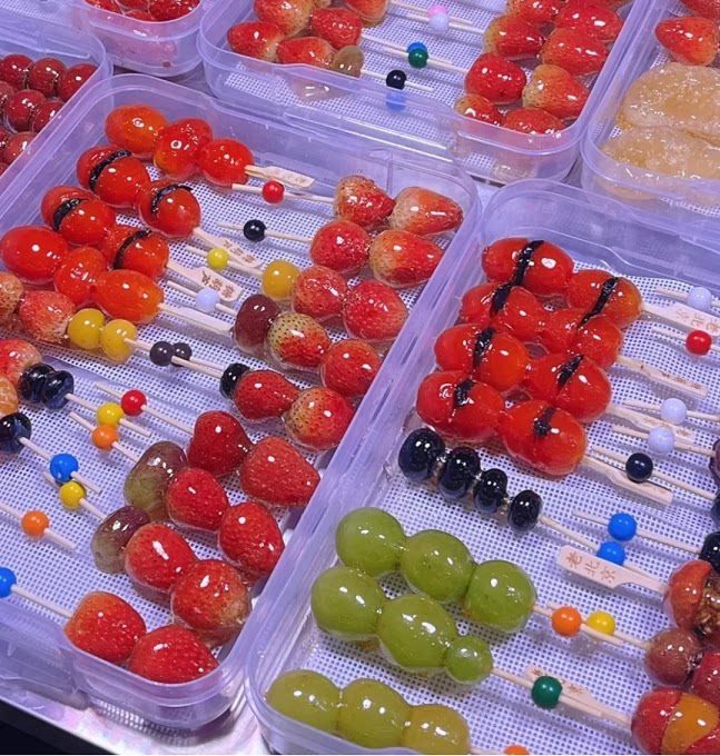 糖葫芦摆摊盒冰糖葫芦展示盒子摆摊专用网红饺子钵仔糕收纳盒加深