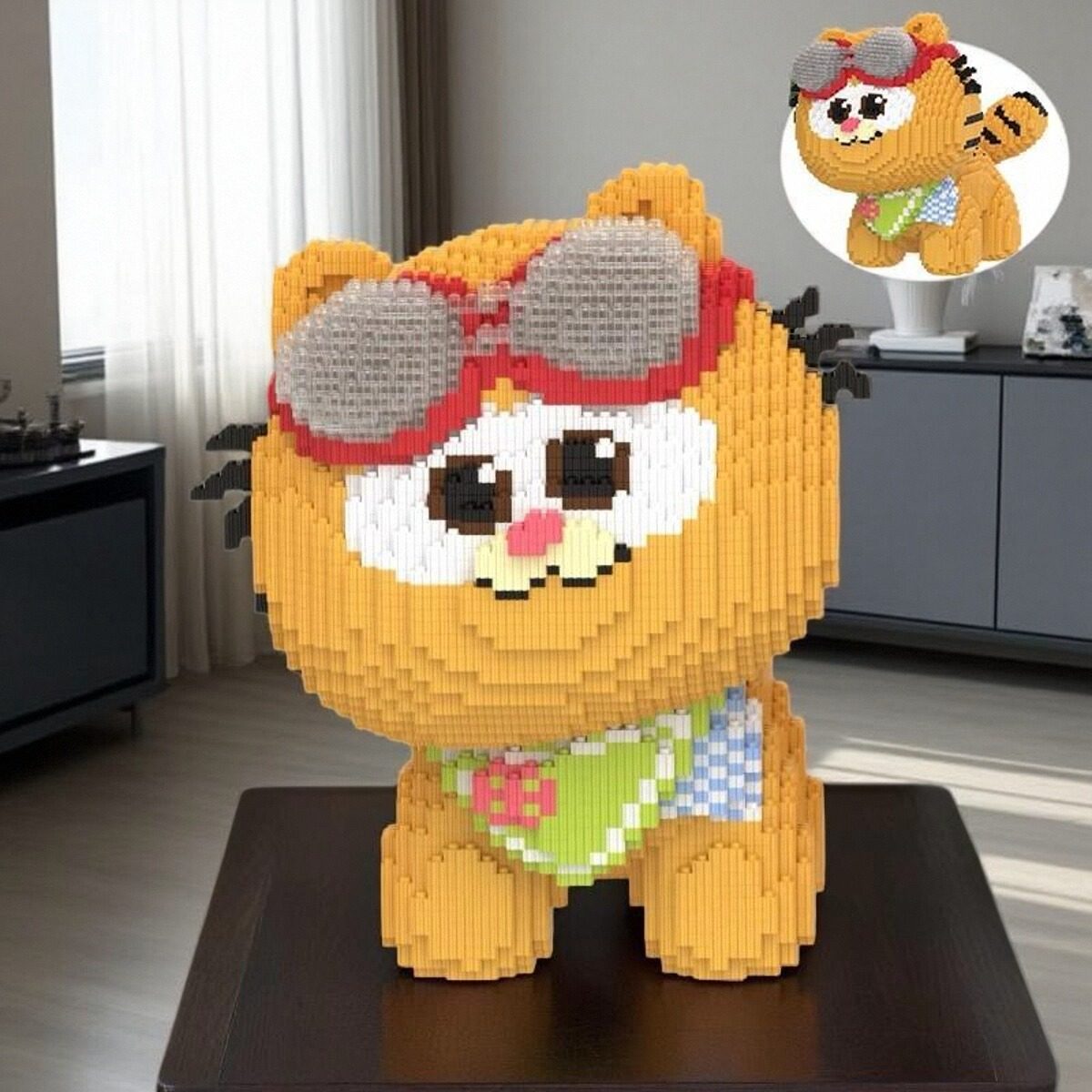 加菲猫积木拼图6到12岁成人版