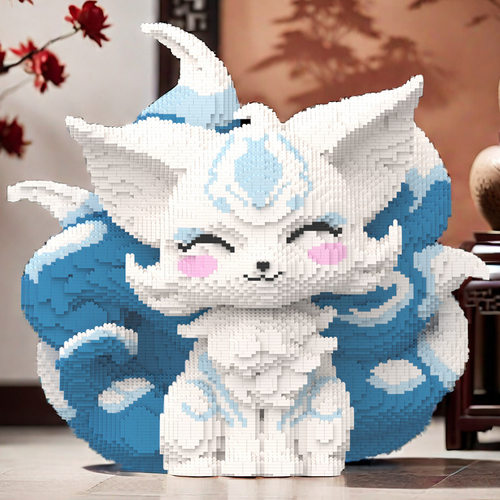 九尾狐积木50000粒成人版拼装