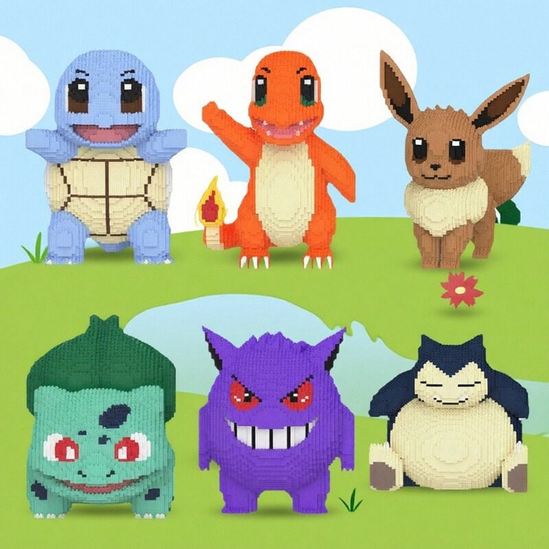 宝可梦积木皮卡丘益智拼装玩具男女孩高颜值仙气拼图小颗粒喷火龙,玩具/童车/益智/积木/模型,积木人,淘宝优惠券,粉丝福利购,淘宝优惠卷