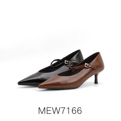 M13325年秋季专柜新款麦家舒适精品女单鞋-MEW7166