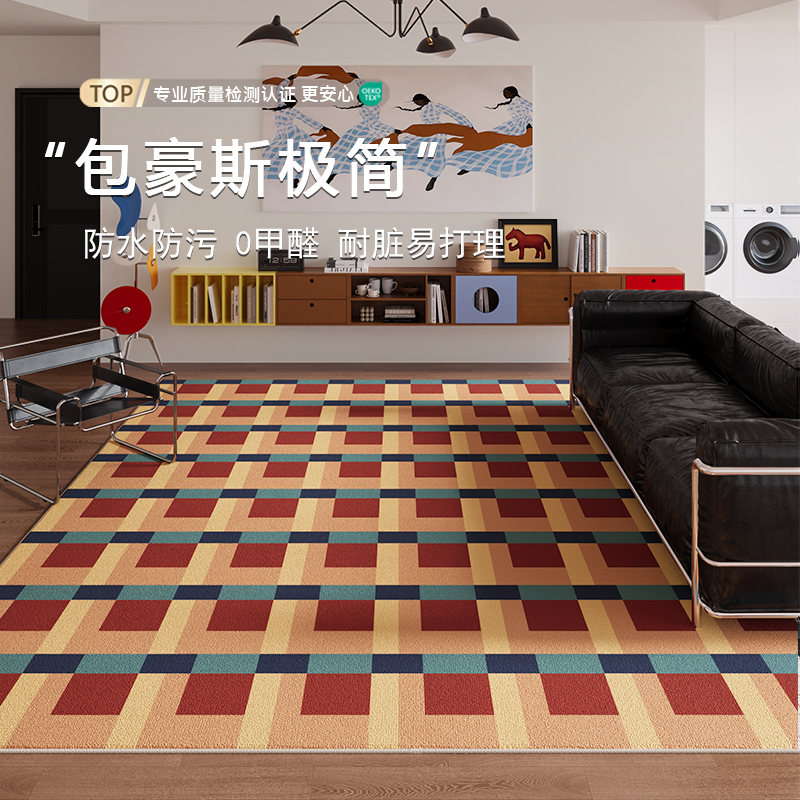 包豪斯多巴胺极简客厅地毯