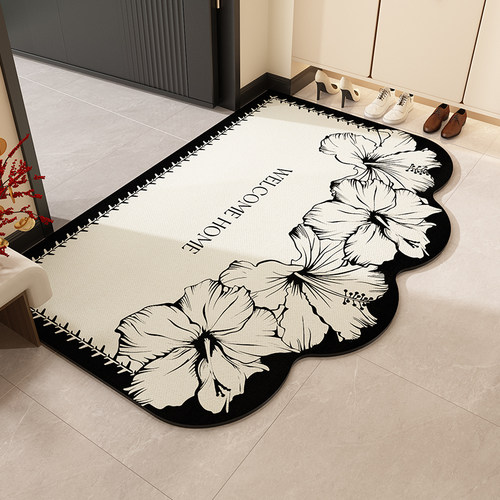 现代简约硅藻泥入户门地垫