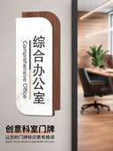 高档办公室门牌科室牌定制亚克力总经理室财务室标示指示牌定做个