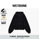 WE11DONE25秋冬男士 按扣可调节连帽拉链卫衣机能风简约休闲