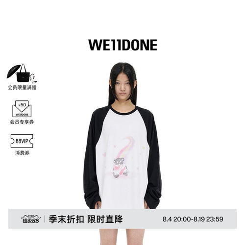 热销插肩长袖WE11DONE