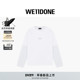 明星同款 水钻样式 WE11DONE26春季 新品 男女同款 拼接长袖 T恤