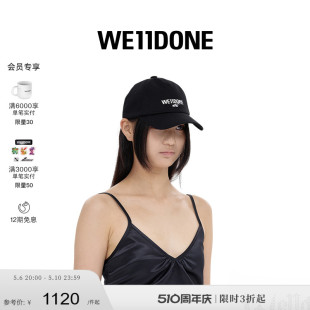 热销补货 WE11DONE男女同款 经典 LOGO棒球帽 新款 复古1506