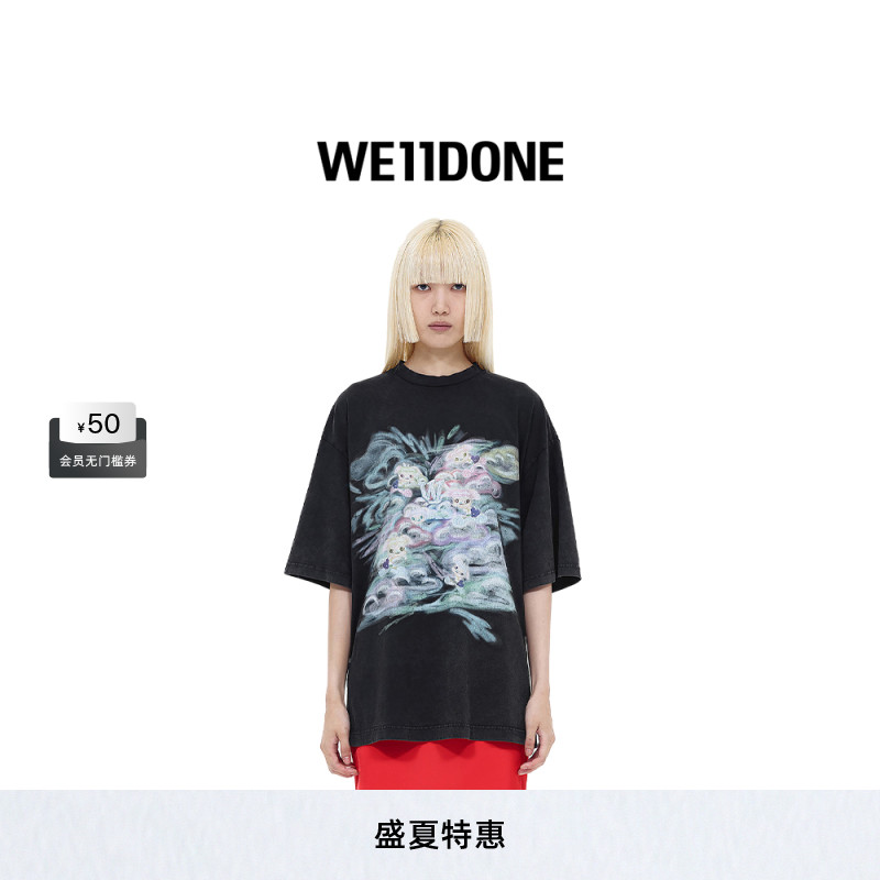 早春短袖WE11DONE复古