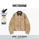 夹克复古风 仿麂皮工装 明星同款 WE11DONE25秋冬男女同款