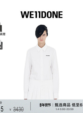 WE11DONE女士棉质衬衫
