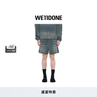 脱线牛仔短裤 WE11DONE男士