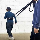 腰部训练带腰部阻力带负重带拖拽带弹力带阻力训练器健身用弹力带