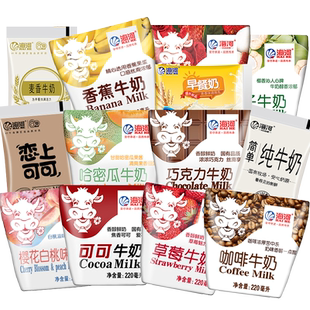 海河牛奶整箱10袋20多种口味儿童学生早餐奶可可巧克力网红风味奶
