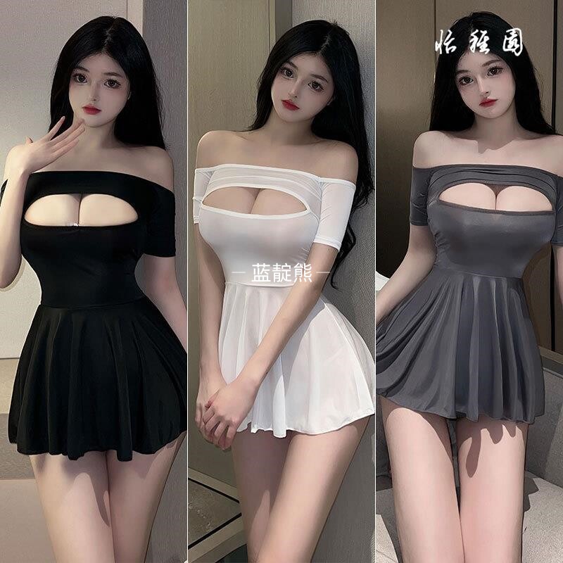 睡衣女薄款性感冰丝春秋袍