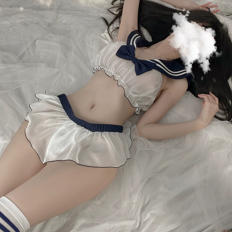 保密发货日系性感雪生装jk制服套装纯欲风辣妹学院风水手服连体衣