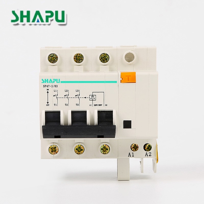 莎普电器 烤箱空开断路器SP47-2P 3P 4P/63脱扣电源分断开关