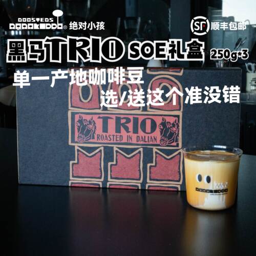 绝对小孩SOE咖啡豆礼盒装250g*3