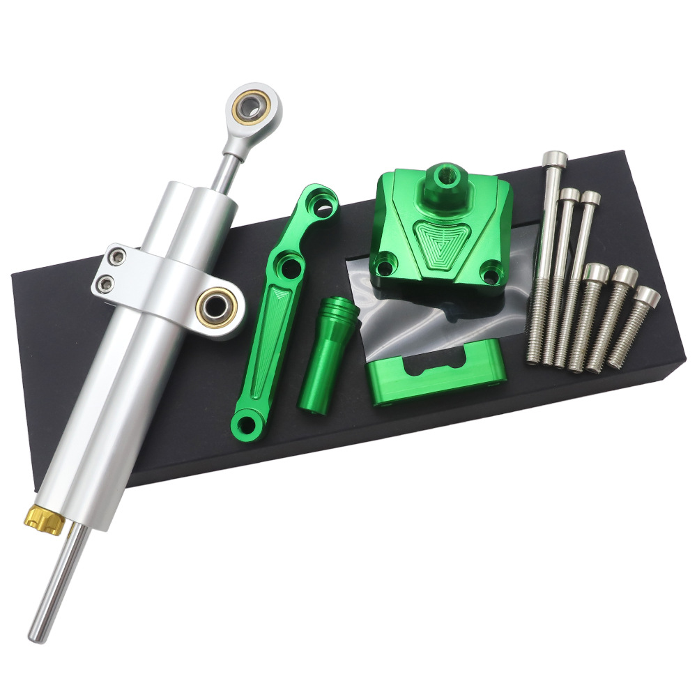 适用于川崎NINJA250 Ninja EX250摩托车减振器转向稳定器钛尺