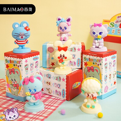 【swimmer昭和系列盲盒】可爱公仔摆件车载潮流手办玩具创意礼品