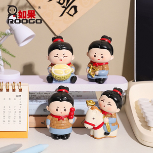 西安文创纪念品秦始皇兵马俑摆件桌面车载手办礼物陕西旅游伴手礼