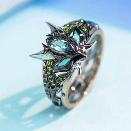 戒指靖妖傩舞“魈”原创同人cos周边饰品二次元印