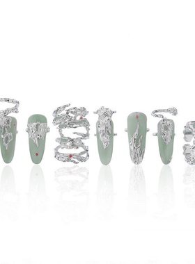 美到犯规!潮流家新中式美学指甲戒 “豆沙为帘 朱砂为痣”