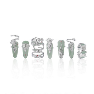 美到犯规!潮流家新中式美学指甲戒 “豆沙为帘 朱砂为痣”