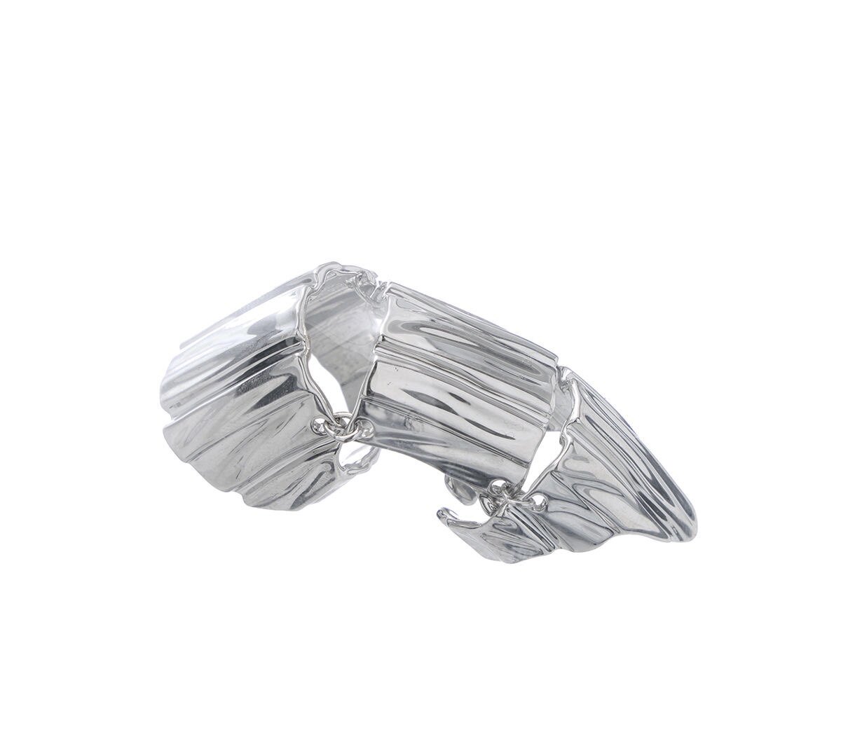 原创板甲系列关节戒小众设计感高级戒指机械风开口盔甲戒