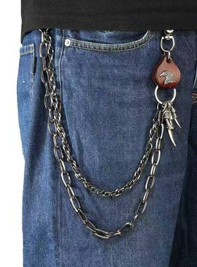 灵魂对撞SoulCollision 男女朋克嘻哈街舞牛仔腰链项链裤配饰