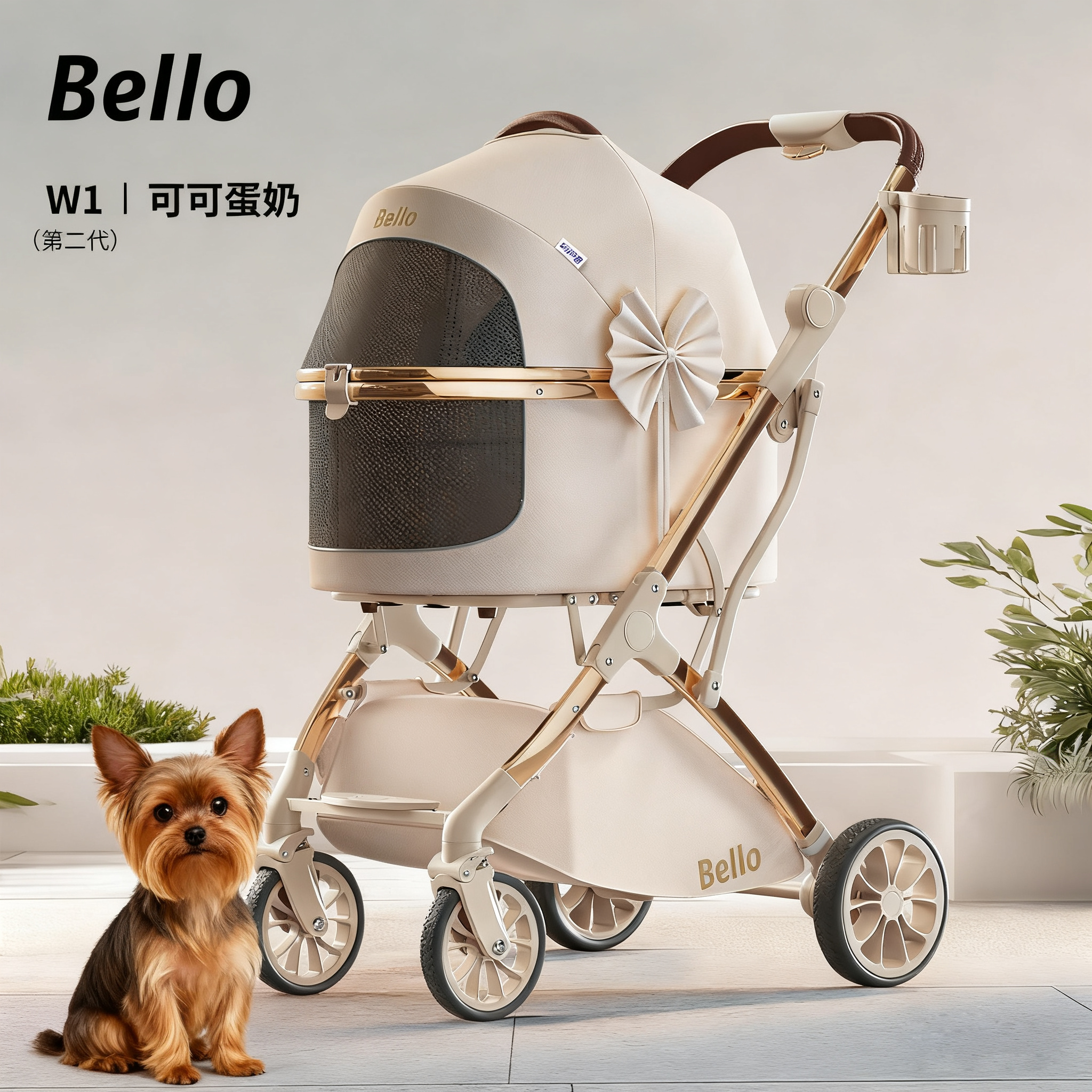 belloW1二代宠物推车猫包宠物车